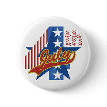 4th of July buttons