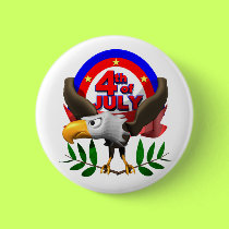 4th of July button