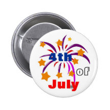 4th of July Buttons