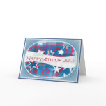 4th of July Card for Our Troops
