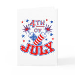 4th of July Card Invitation