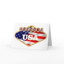 4th of July Cards "Welcome to Fabulous USA" by vegasdusoleil 4th of July Cards "Welcome to Fabulous USA"