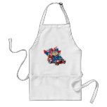 4th of July cartoon apron