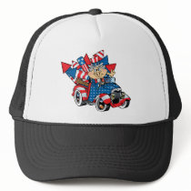 4th of July cartoon cap hats