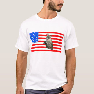 fourth of july cat shirt