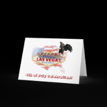 4th of July Celebration Las Vegas Card cards