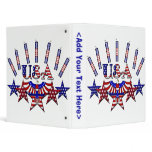 4th of July Crackers Vinyl Binders