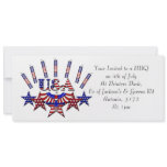4th of July Crackers Custom Invitation