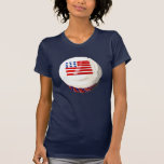 4th of July cupcake t-shirt