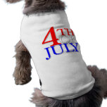 4th Of July Doggie Tshirt