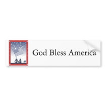 4th Of July Dogs Bumper Sticker