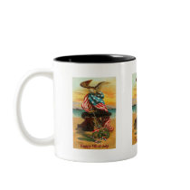 4th of July Eagle and Flag Coffee Mugs