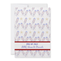 4th of July Firecrackers Invitation