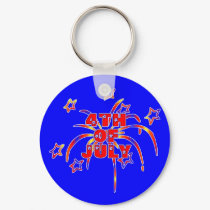4TH OF JULY FIREWORKS keychains