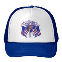 4th of July fireworks Mesh Hat