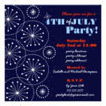 4th of July Fireworks Party Invitation