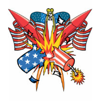 4th of July Fireworks t-shirts