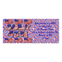 4th of July Flag Custom Invitation