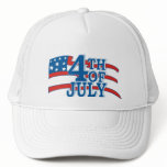 4TH OF July flag Hat