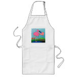 4th of July Flamingo BBQ Apron