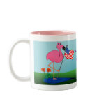 4th of July Flamingo Mug