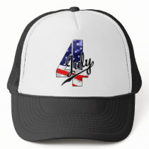 4th of July Trucker Hats