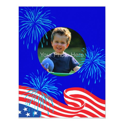 4th of July Kid's Birthday Party Invitation