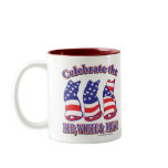 4th of July Kitty Cats/USA Coffee Mugs
