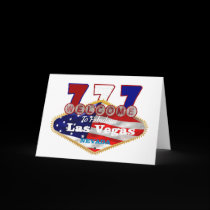 4th of July Las Vegas 7's Card cards