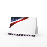 4th of July Modern Stars and Stripes Forever Flag Cards