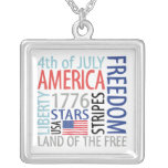 4th of July Necklace