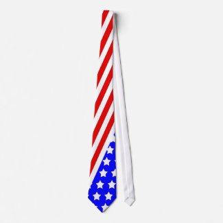 4th of July Necktie, American Flag Tie tie