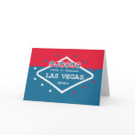 4th of July Party In Fabulous Las Vegas Card RWB