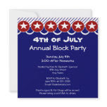 4th of July Party Invitation