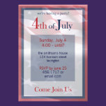 4th of July Party Invitation invitations