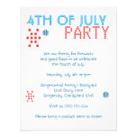 4th of July Party Invitation