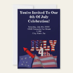 4th of July Party Invitations