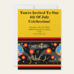 4th of July Party Invitations