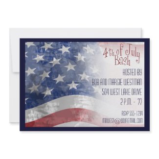 4th of July Party Invitations invitation