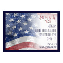 4th of July Party Invitations