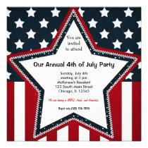 4th of July invitations