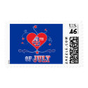 4th of July stamp