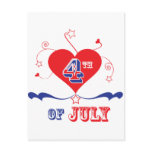 4th of July Postcard