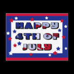 4th Of July Postcard postcards