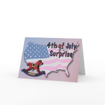4th of July Pregnancy Announcement Card by jrpublishers 4th of July Pregnancy Announcement Card