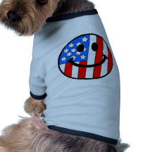 4th of July Smiley Dog Clothing