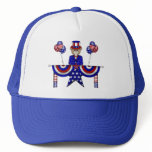 4th of July Teddy President Hat