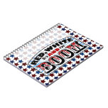 4th of July Template Spiral Note Book