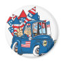 4th of July Uncle Sam In Pickup