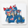 4th of July Uncle Sam In Pickup